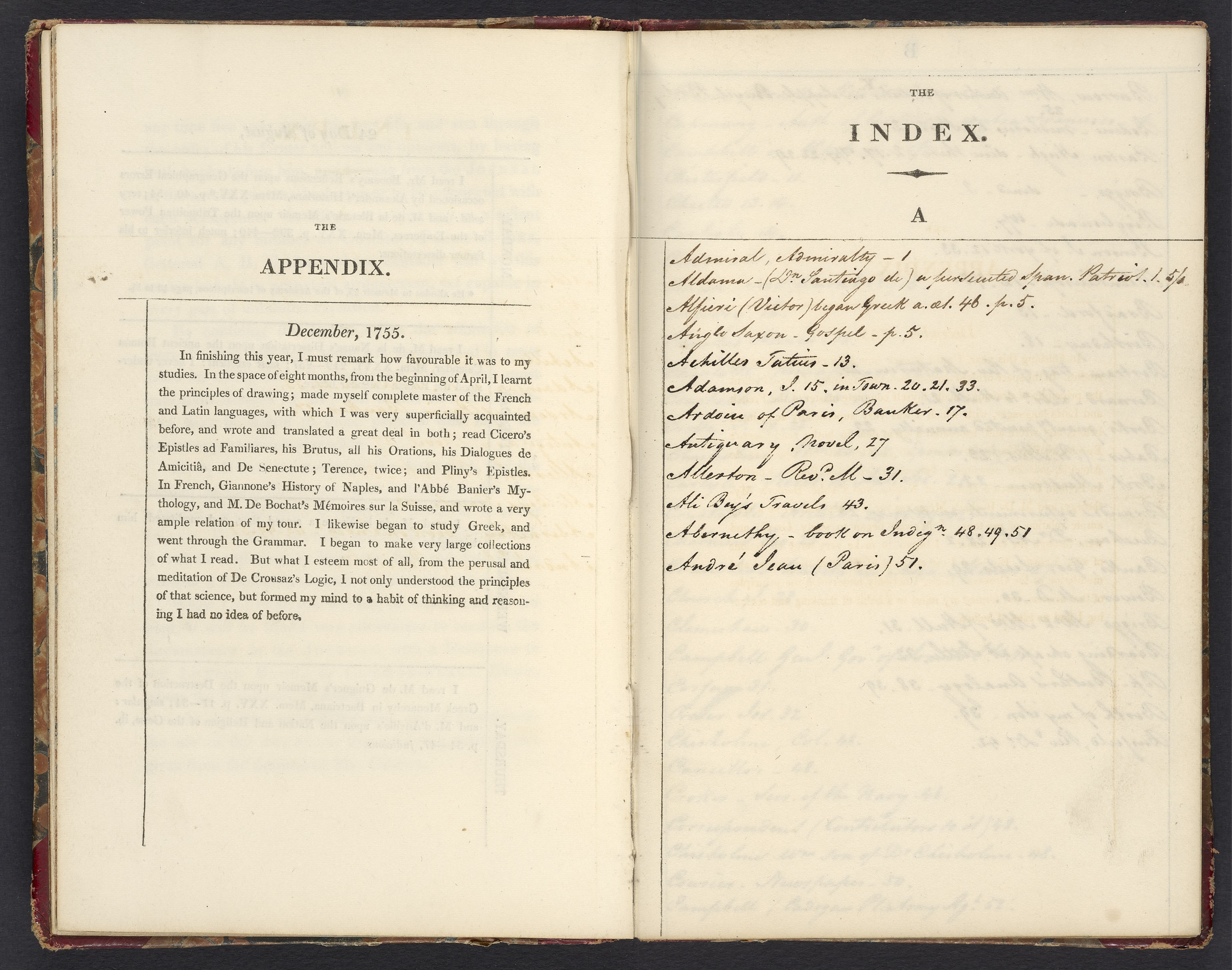James Gooden diary, 1816-1820