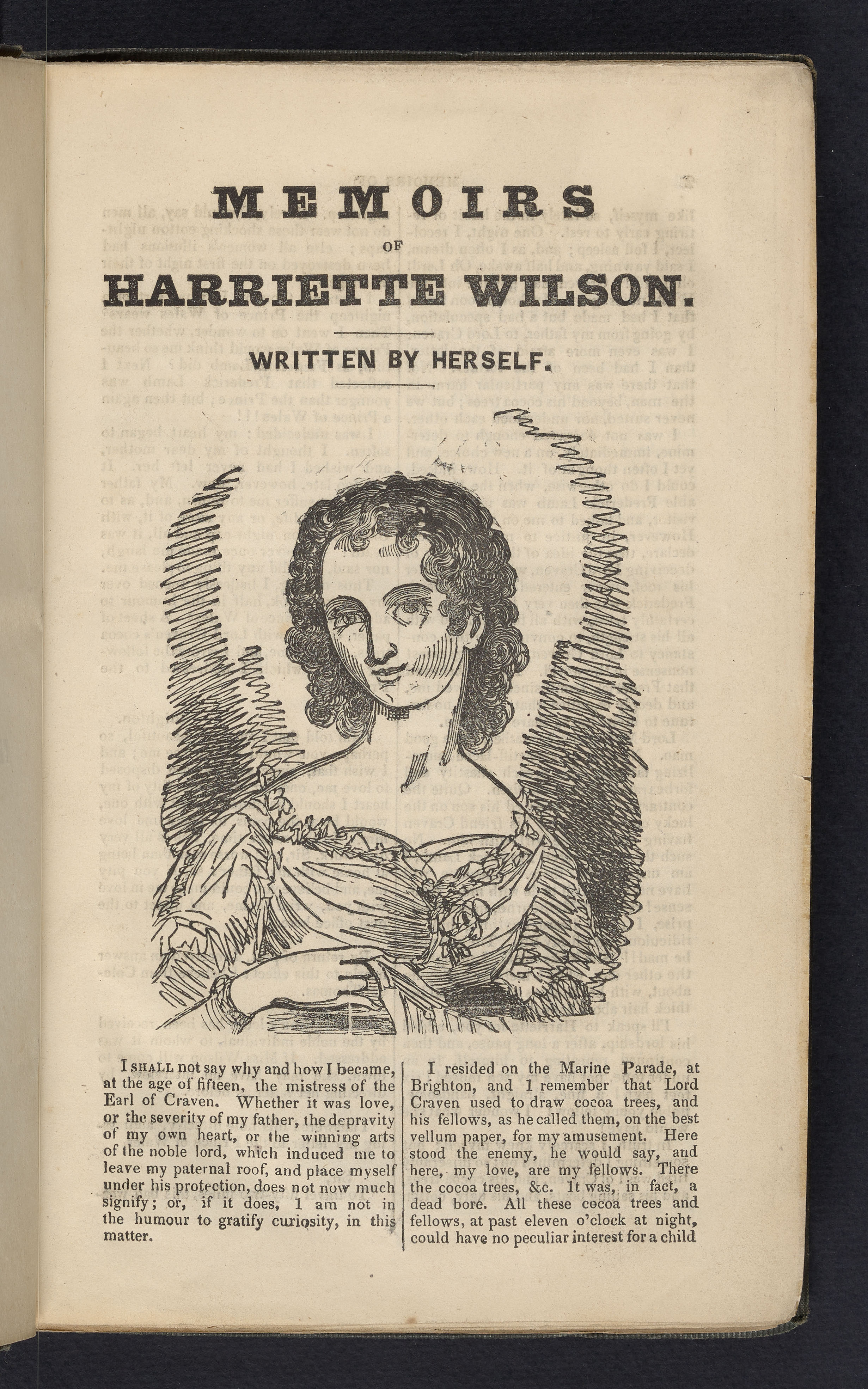 Memoirs of Harriette Wilson, written by herself